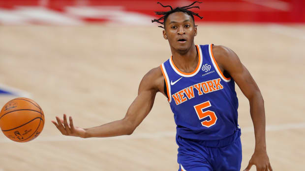 New York Knicks guard Immanuel Quickley